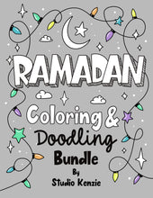 Load image into Gallery viewer, Joyful Ramadan Coloring and Doodling Pages
