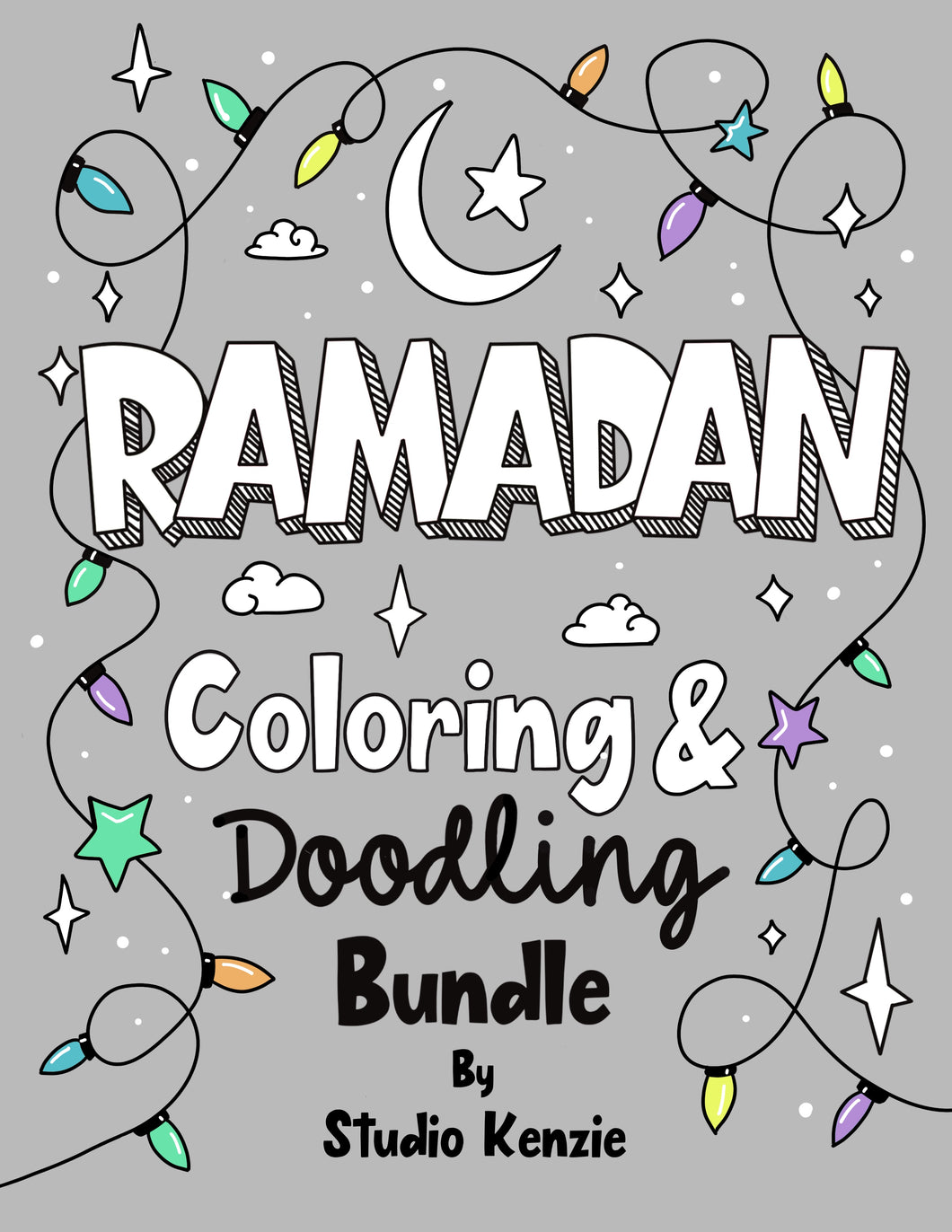 Joyful Ramadan Coloring and Doodling Pages